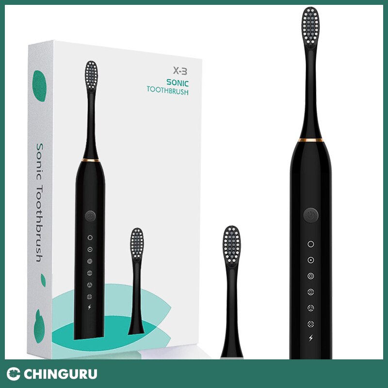 Sonic toothbrush x-3 sonic toothbrush electric toothbrush Electric Toothbrush Sonic Vibration 6 Files Adult Household