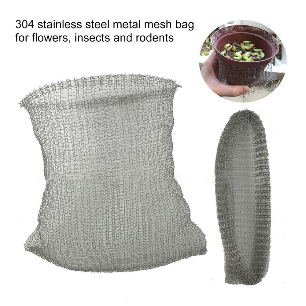Panier en fil de fer Anti-gopper Portable, Protection des racines des arbres, sac en maille pour baies et herbes