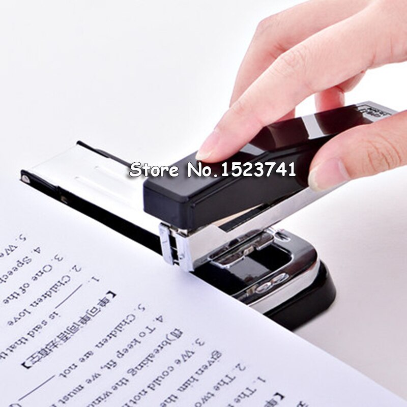 360 Degree Rotating Stapler Head Desktop Stapler with Staples Sharp Chisel for Office Stationery School Home