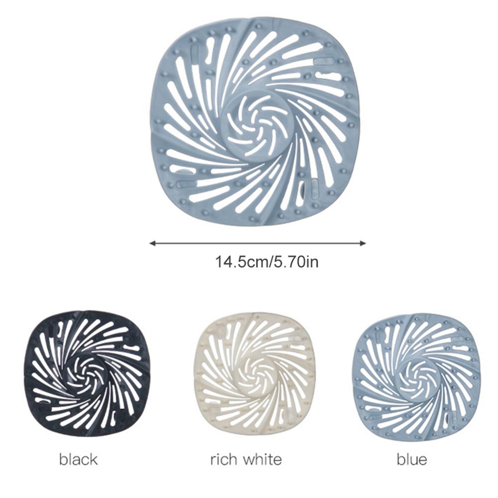 Bathroom Accessories Hair Catcher Durable Hair Stopper With Suction Cups Drain Cover For Bathroom Bathtub Kitchen Sink