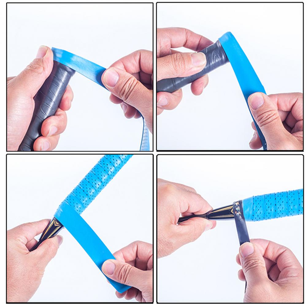Racket Grip Tape Antislip Zweet Absorbption Polyurethaan Hengel Shockproof Kleverigheid Racket Handvat Grip Tape Voor Tennis