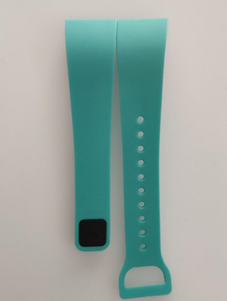 Correa de muñeca colorida para Xiaomi Mi Band 4c, correa de silicona de repuesto para pulsera inteligente Redmi Xiaomi Band 4C: Green