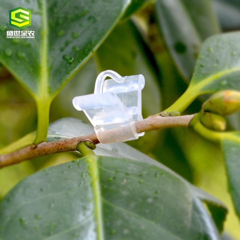 100 st trädgårdsplantor ympade klämma blommor odlingsverktyg abs plast ympade trädgårdsredskap trädgårdsredskap planteringsverktyg