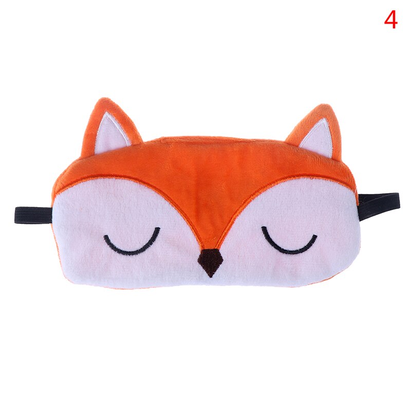 Katoen 3D Stereo Dier Slaap Oogmasker Slaapmasker Eye Cover Band Sleep Aid