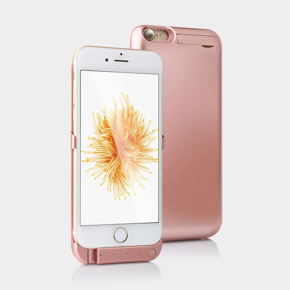 6 plus 6 SPlus 8000 mAh Externe Batterij Case Voor iphone 6 Plus 6 s Plus Batteria Charger Case Telefoon Power bank Lading Cover Case