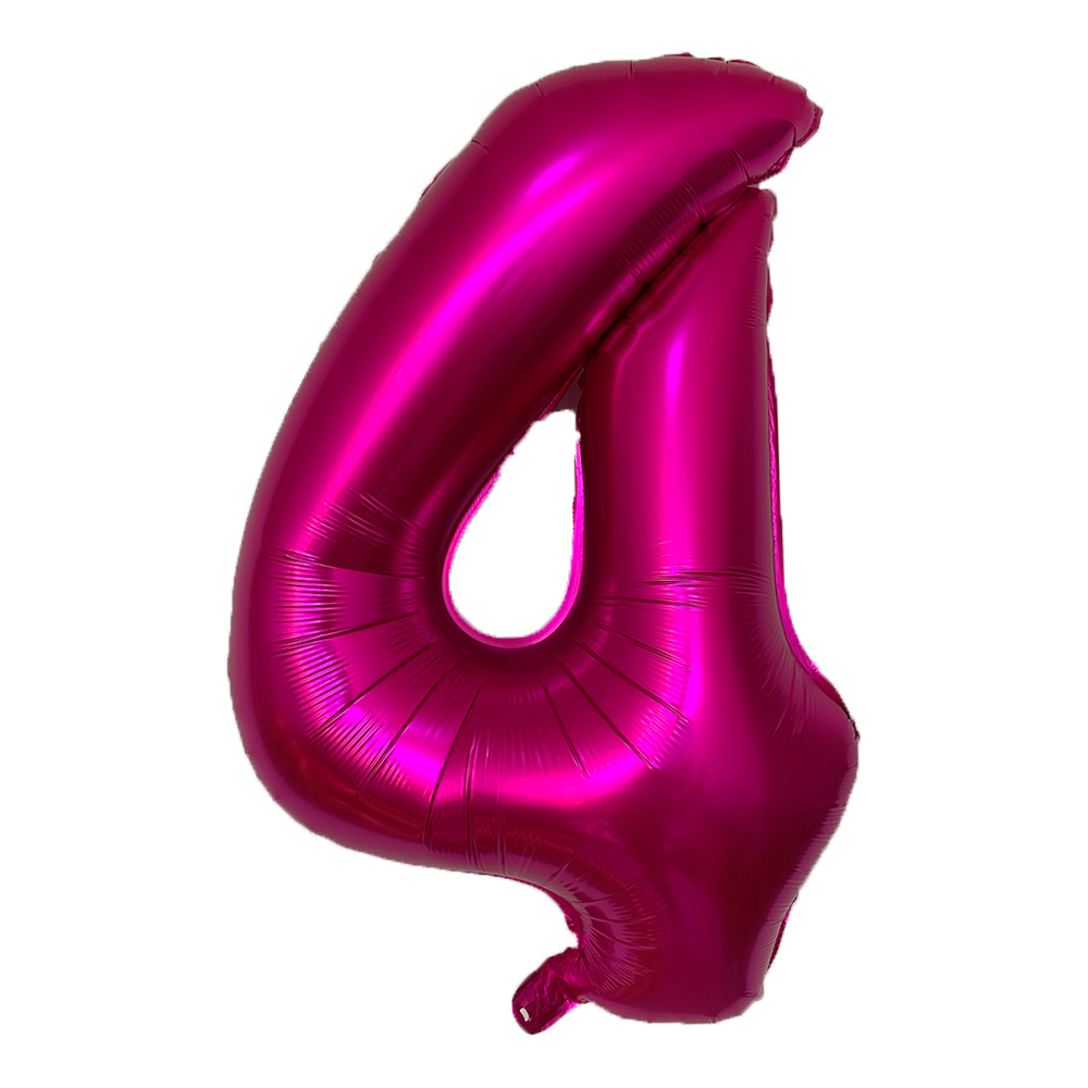 32 inch Rose Pink Number Balloons, Big Huge Number Foil Helium Balloons Birthday Party Celebration Decoration Large globos: AGATE / 16INCH