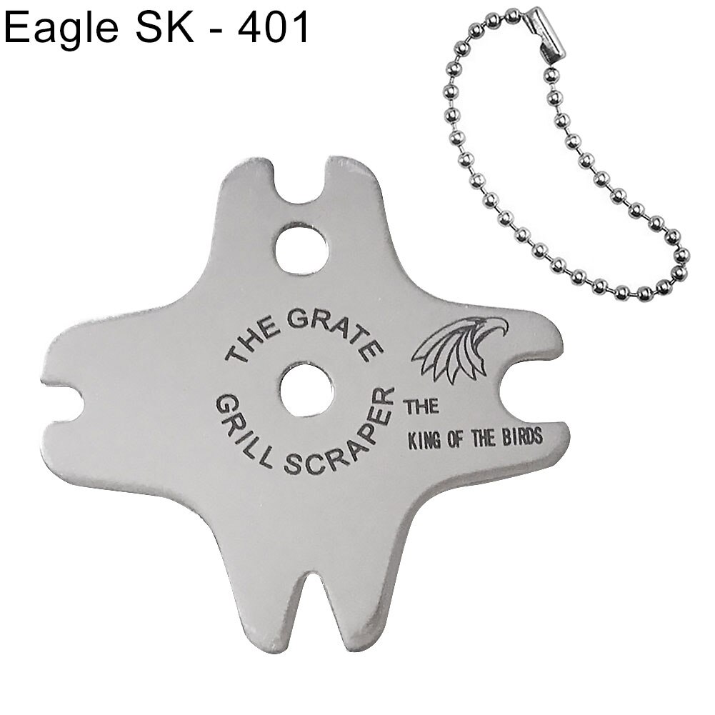 BBQ Grills Portable Metal Grate Cleaner Cleaning Barbecue Scraper Scrubber Tool: 3