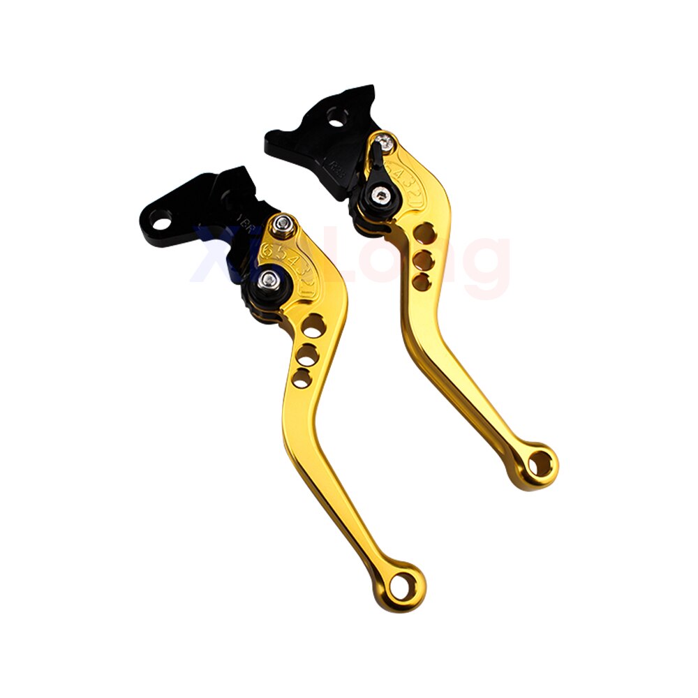 Motocykl CNC regulowane dźwignie hamulcowe sprzęgła robić Yamaha DT 125 125odnośnie 125R 125RL 125LC 125R 125RR 125X DTR 125 DTX 125 1985-2007: złoto