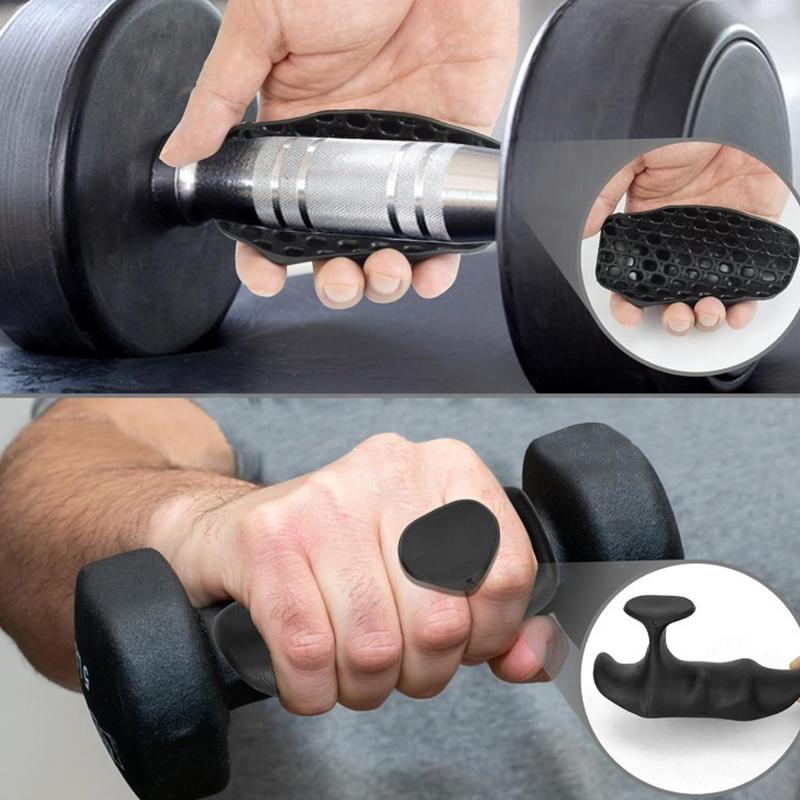 Grip strengthener, finger trainer, fingerless fitness gloves, sports, weightlifting, fitness exercise for palm protection
