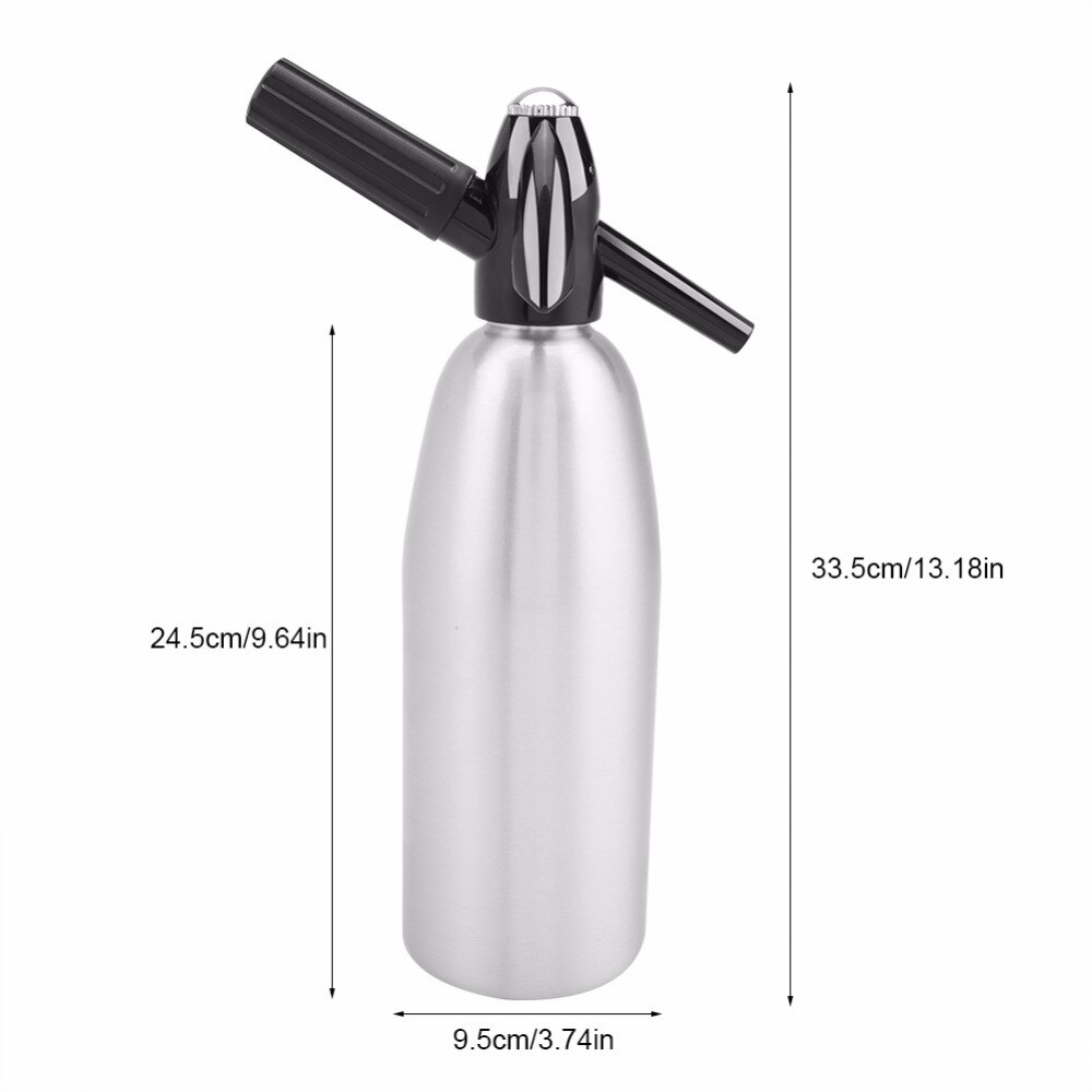Bærbar 1l soda maker kald drikke kullsyre boble vann maskin diy cocktail  co2 soda vannlås maker bar verktøy