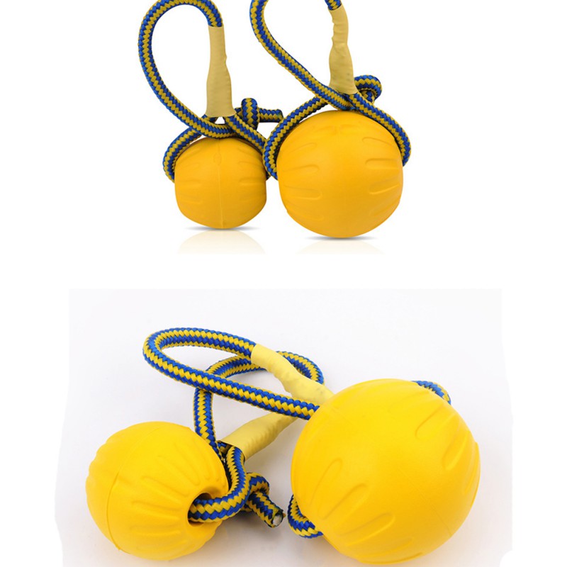 Honden Interactieve Exercse Foam Bal op een Touw Speelgoed voor Honden Multifunctionele Bal Speelgoed