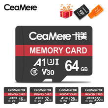CeaMere Micro SD Card Class10 UHS-1 8GB Class 6 16GB/32GB U1 64GB/128GB/256GB U3 Memory Card Flash Memory Microsd for Smartphone