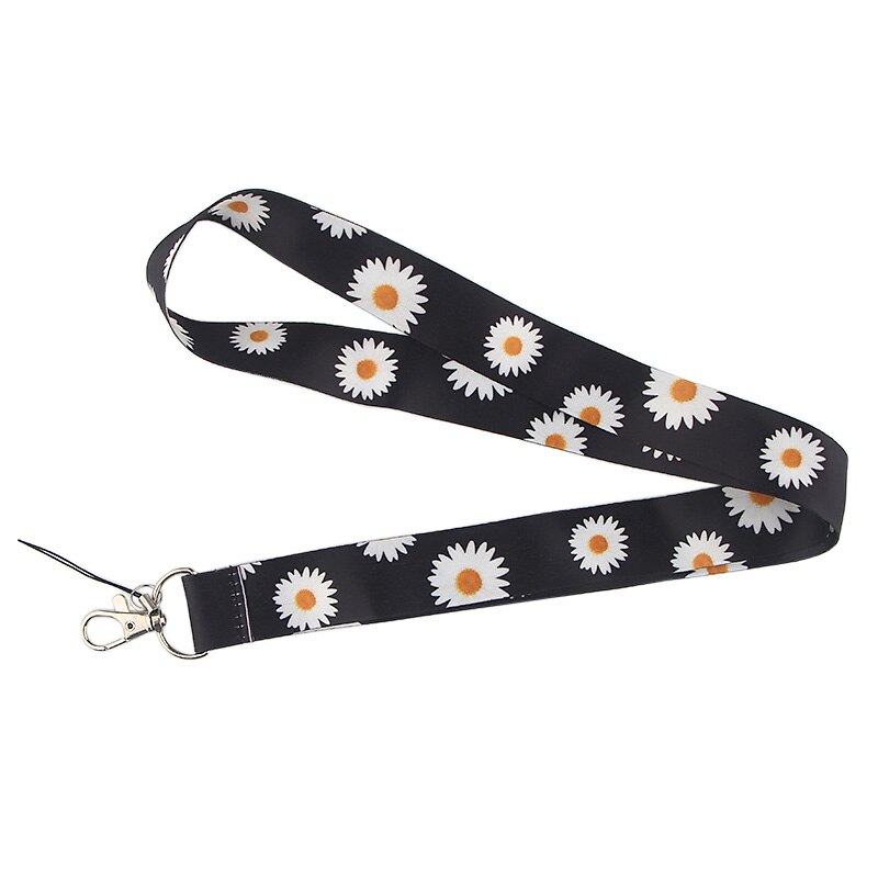 Ca91 små tusenfryd halsreim stropper til nøkkel id kort telefon stropper usb skilt holder hals stropp henge tau lariat lanyards 1 stk
