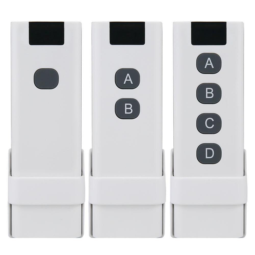 200M 433Mhz Universele Draadloze Afstandsbediening, 1/2/4/6/8/10 Knoppen, muur Gemonteerde, Kan Controle Ktnnkg Remote Ontvanger.