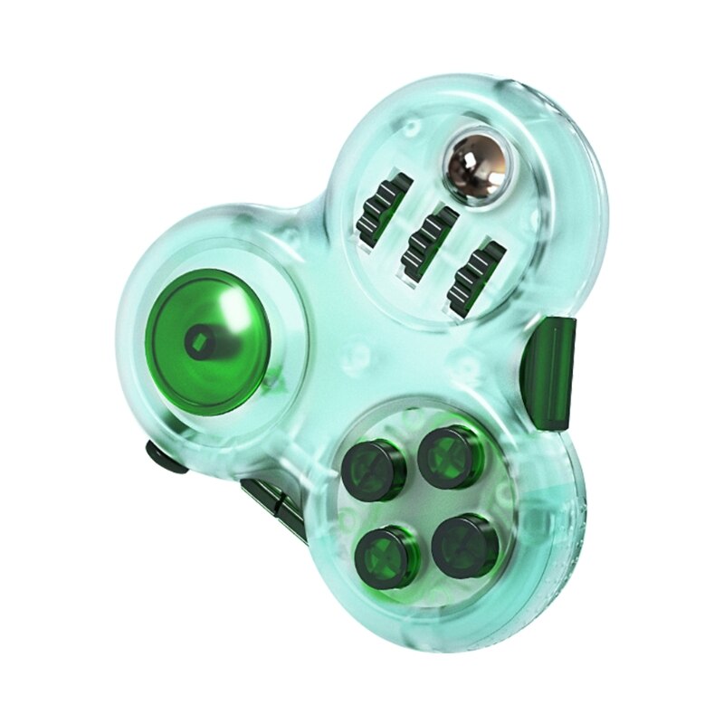 1 Set Vingertop Speelgoed Fidget Dice Onderwijs Speelgoed Miniatuur Speelgoed Jongens Meisjes Party Stress Relief Speelgoed Spel Speelgoed: green
