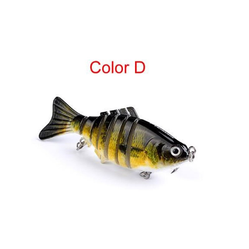 Fishing Lures Lifelike Eyes 7 Segment Realistic Fishing Artificial Bait Bionic Bait Treble Hooks Crucian Carp: type  4