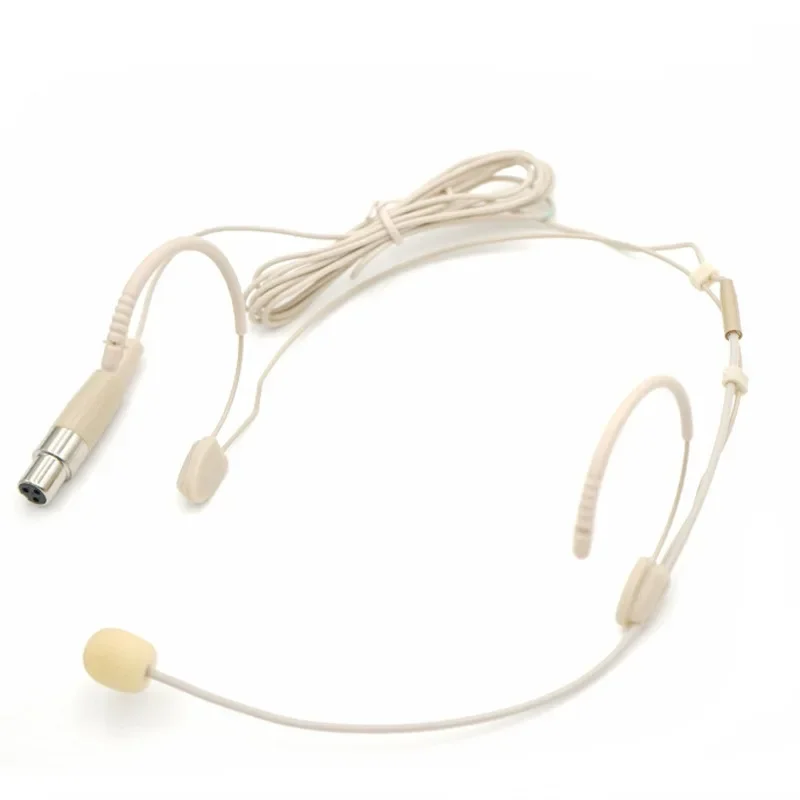 Opaska na głowę z mikrofonem do zestawu słuchawkowego Sennheiser Shure AKG MiPro Audio Technica 4Pin 3Pin TA4F 3.5mm Lock