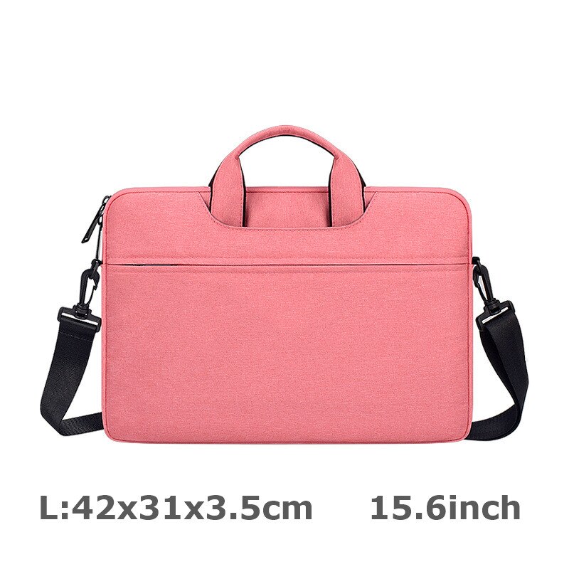 Men Women Laptop Shoulder Bag Waterproof Notebook Messenger Bag Laptop Sleeve Bag for Macbook Air Pro Laptop Briefcase: 2-L