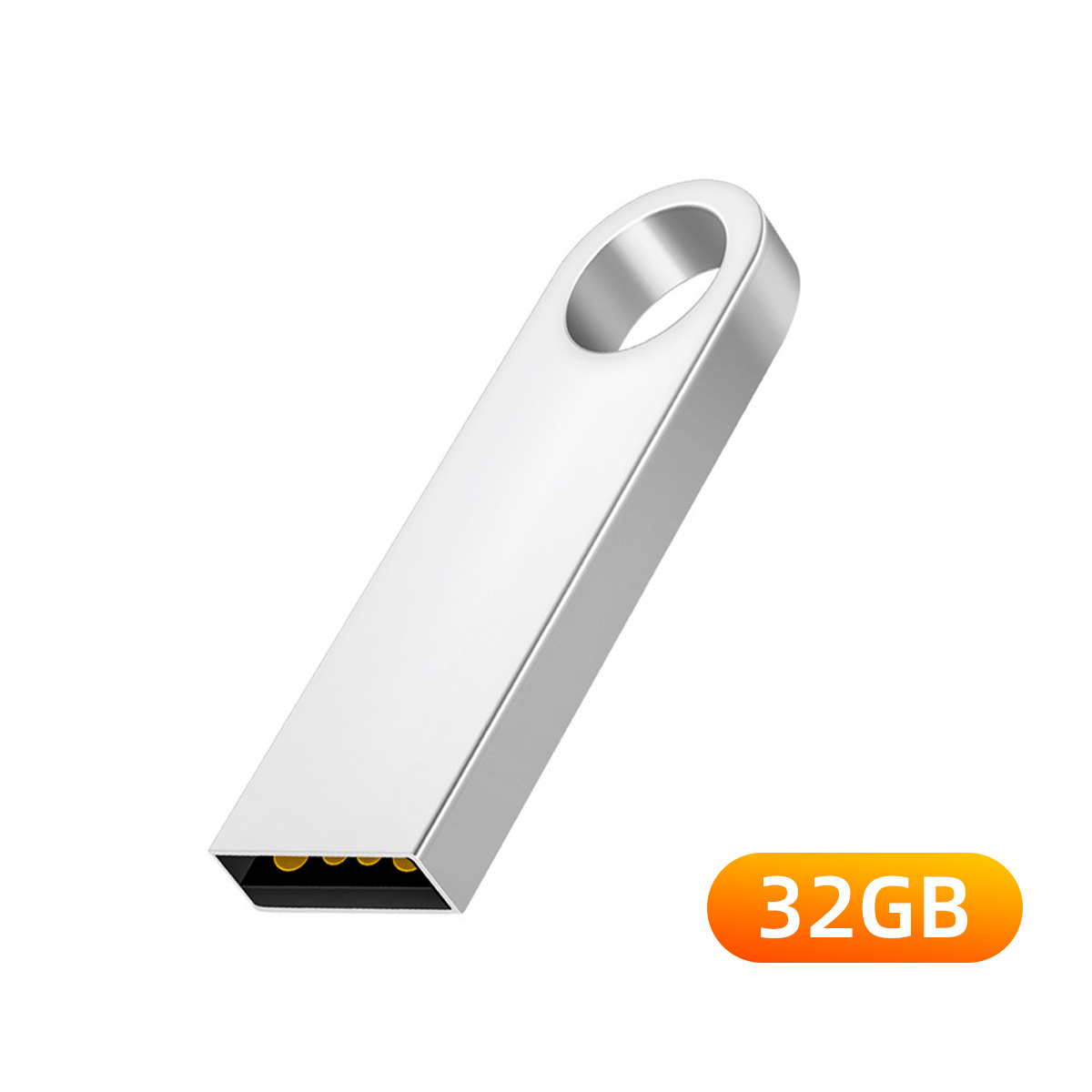 Hoge Snelheid Metalen Usb Flash Drive Usb 2.0 Pen Drive 64Gb 32Gb 16Gb 8Gb 4Gb geheugen Usb Stick Waterdicht En Schokbestendig U Disk: 32GB USB Drives