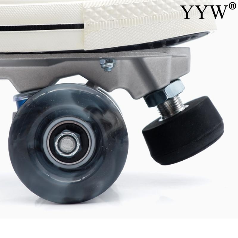 1 pieza de patines cuádruples para detener el dedo del pie delantero freno Universal PU ajustable patinaje al aire libre reemplazo de rodillos negro