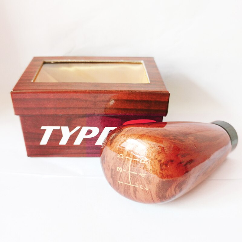 Car Styling Universal 5 Speed Shift Knob Manual Gear Lever Knob Peach Wood Gear Shift Knob