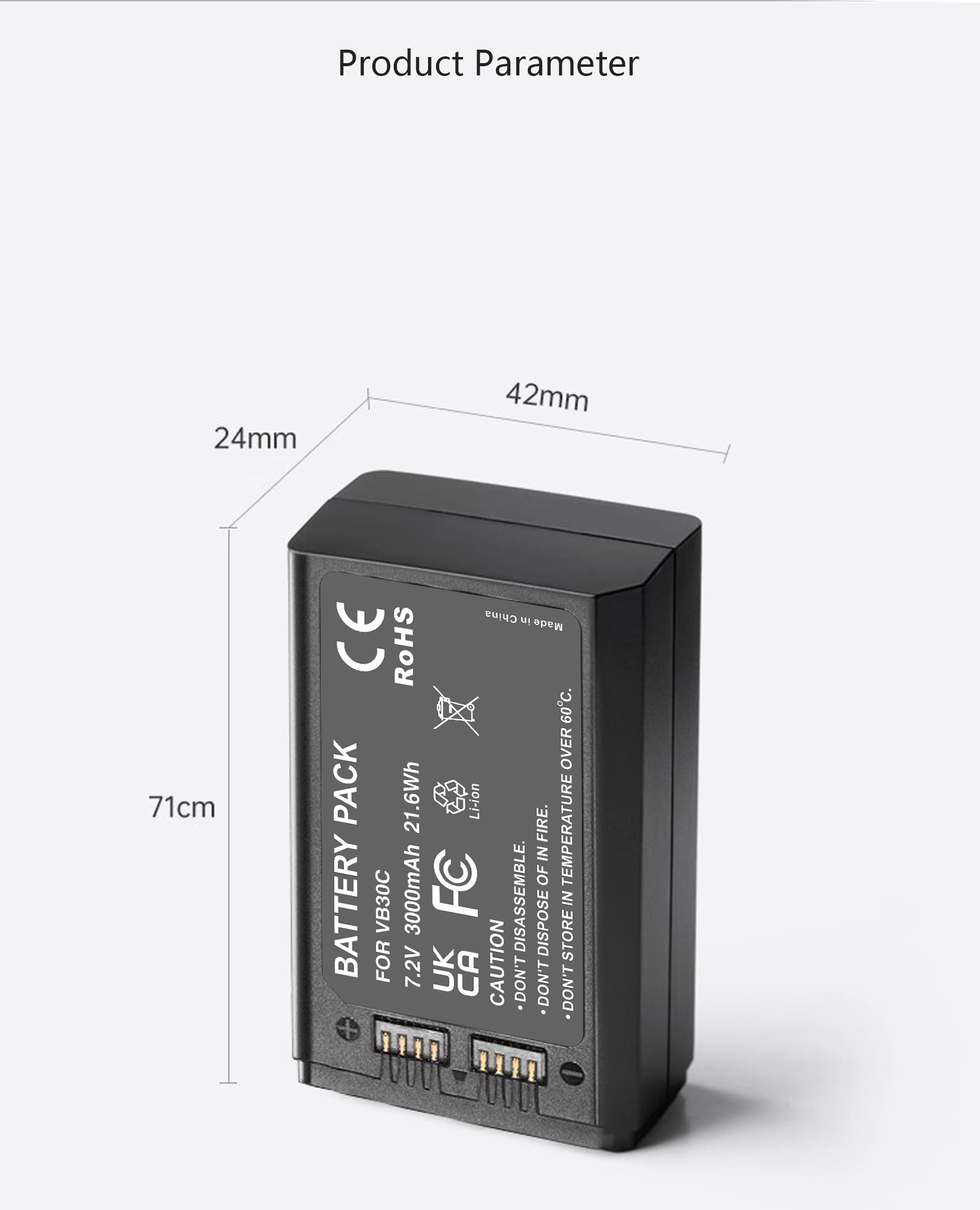 Akumulator litowy robić lampy błyskowej GODOX VB30 3000mAh robić lampa błyskowych Godox V1zawodowiec V1 zawodowiec