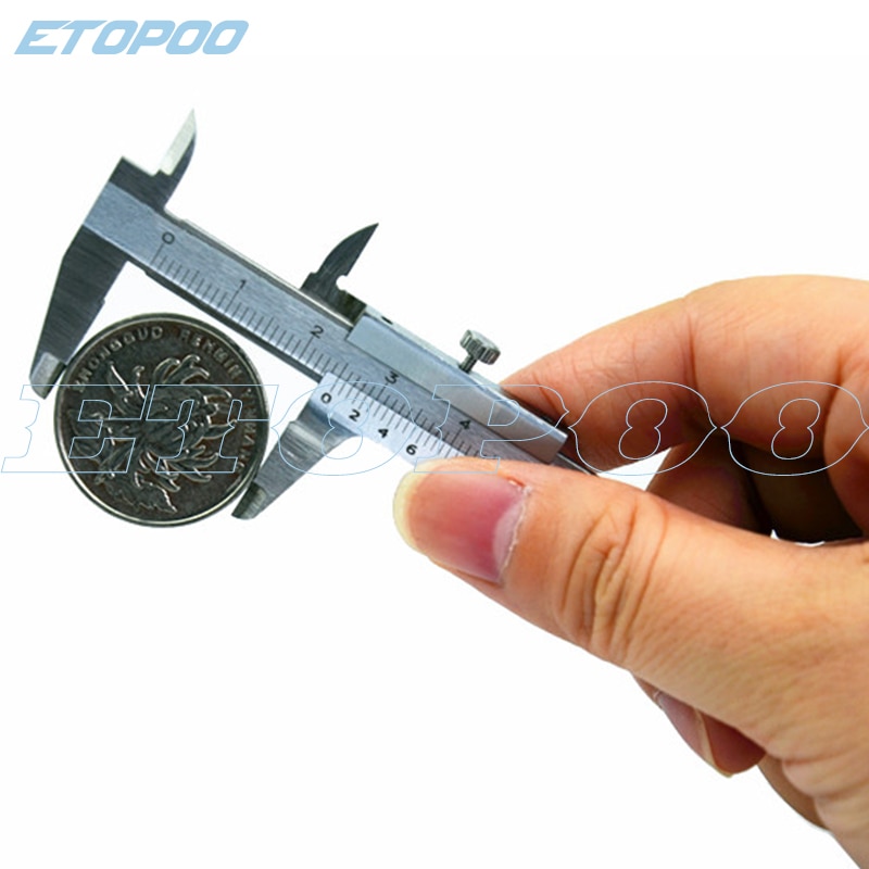 Mini Vernier Caliper Hardened Metric Machinist 0-70mm 0-100mm 0-150mm 0-200mm Stainless Steel Guage Portable Measuring Tool