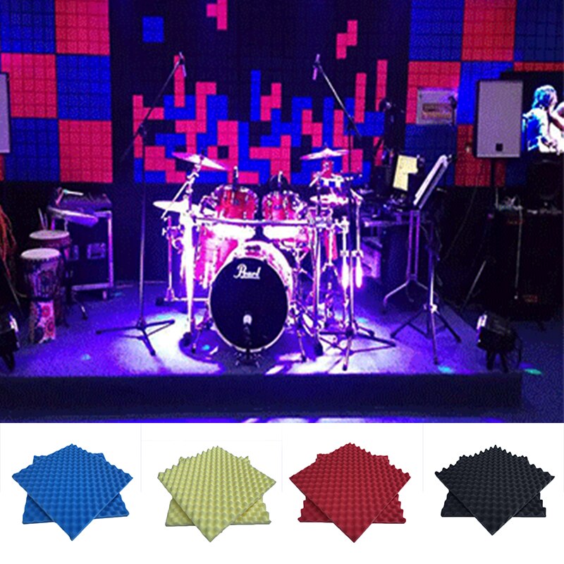 Absorbing Foam Sponge Studio Acoustic Panels Soundproofing Foam Sound KTV Sponges Wall Foams Noise Home Office