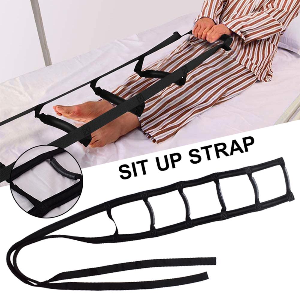 Bed Sit Up Strap Sit Up Handle Rope Ladder With 5 Hand Grips Adjustable Assist Handle For Elderly Injury Recovery