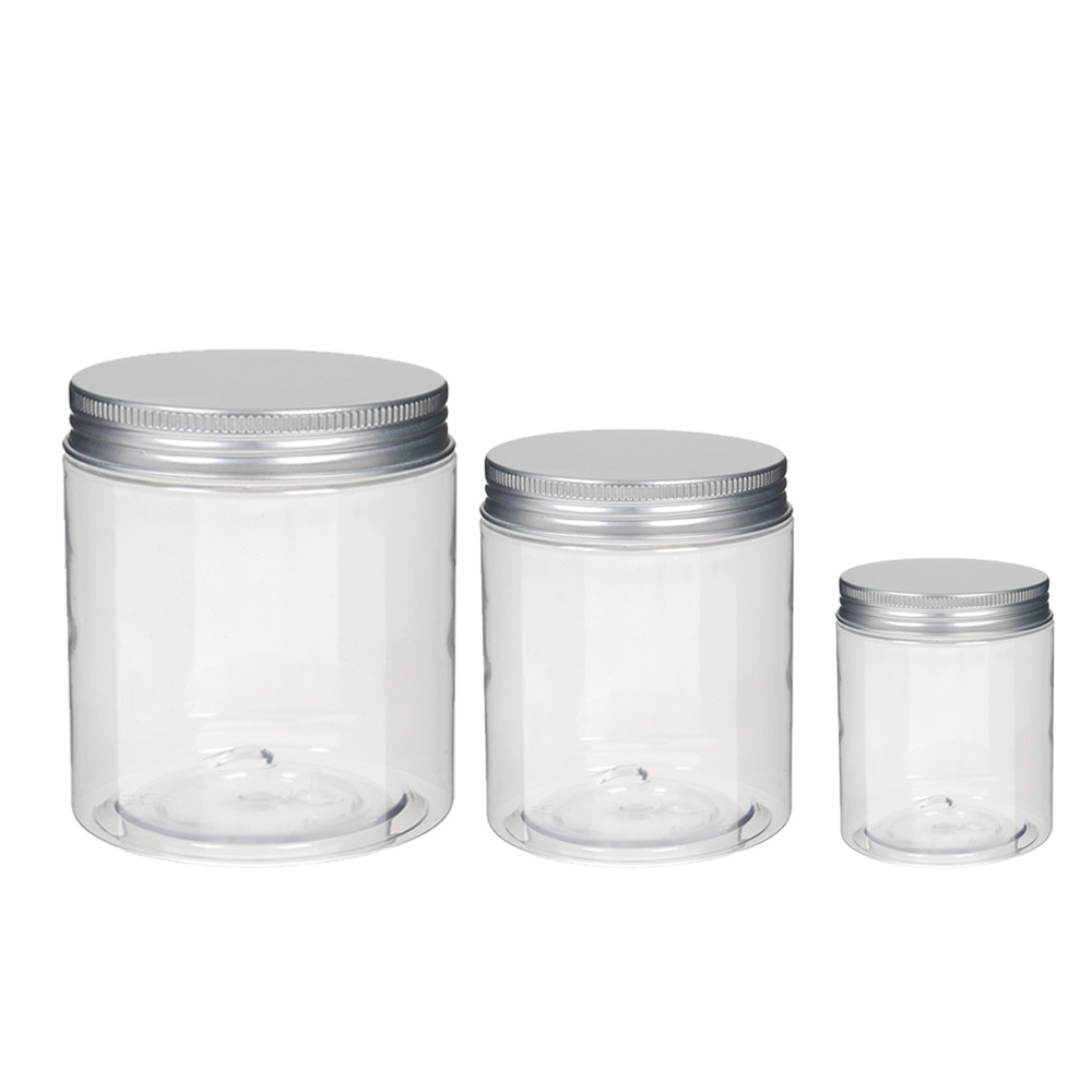 Klar Kunststoff Glas Und Deckel Leeren Lagerung Kosmetische Behälter machen-hoch-Kasten Reise Flasche 30/50/60/80/ 100/120/250/500ml
