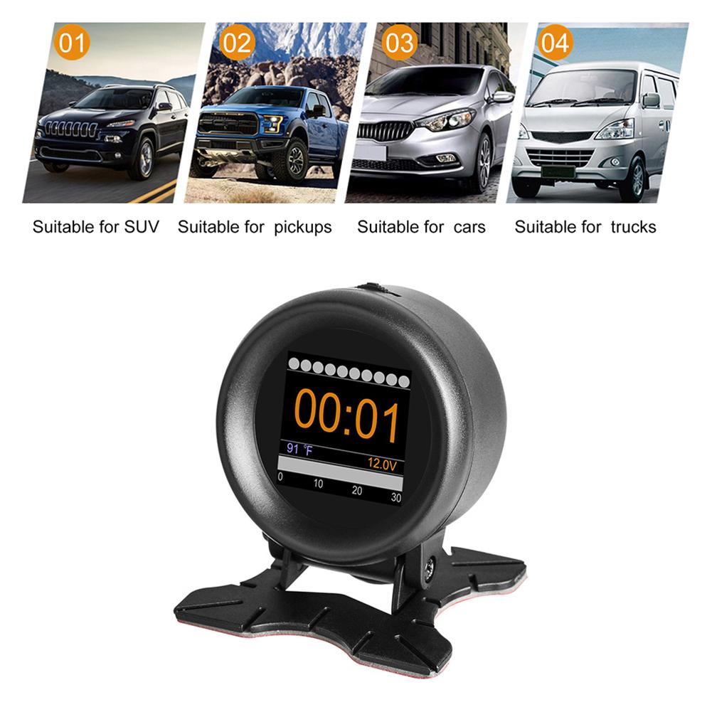 AUTOOL X60 OBD Meter OBD2 HUD Digital Water Temp Gauge Voltage Speed Meter