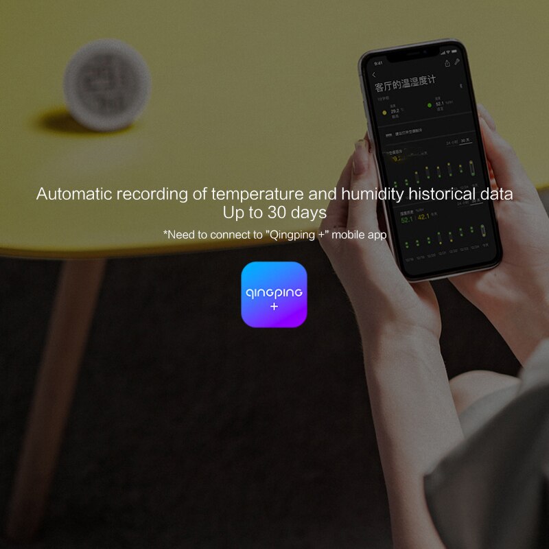 Sensor de temperatura y humedad con Control remoto inteligente, termómetro con pantalla LCD, higrómetro, compatible con Siri HomeKit, novedad