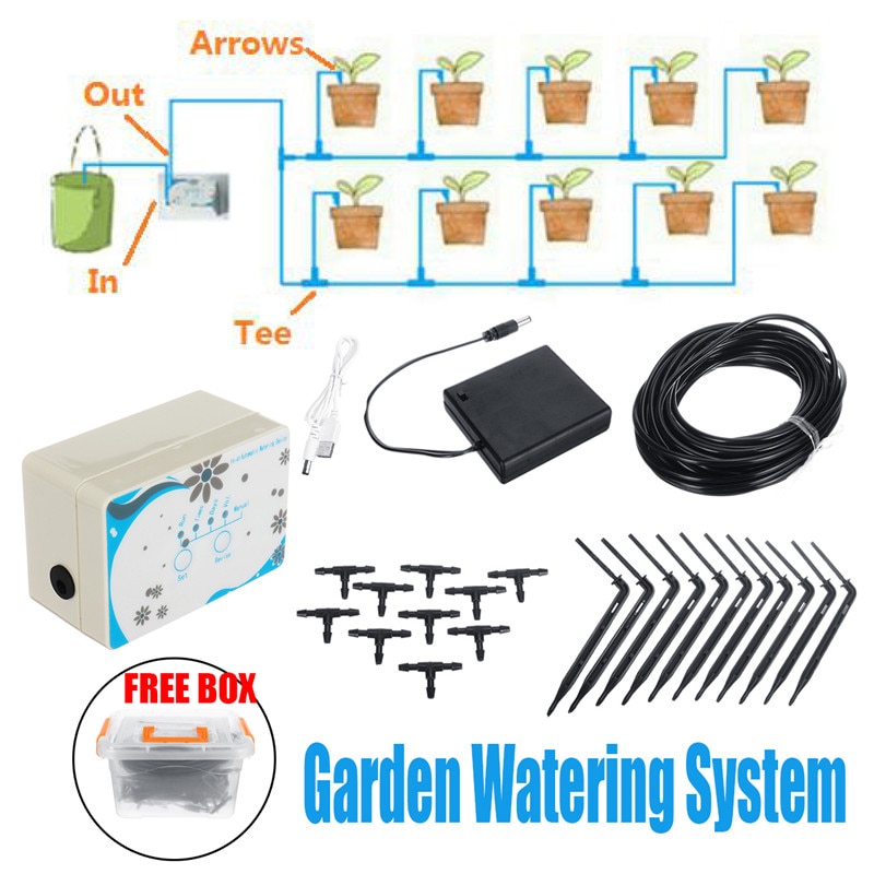 Automatic Intelligent Electronic Digital Watering Timer Home Ball Valve Garden Water Timer Irrigation Controller System