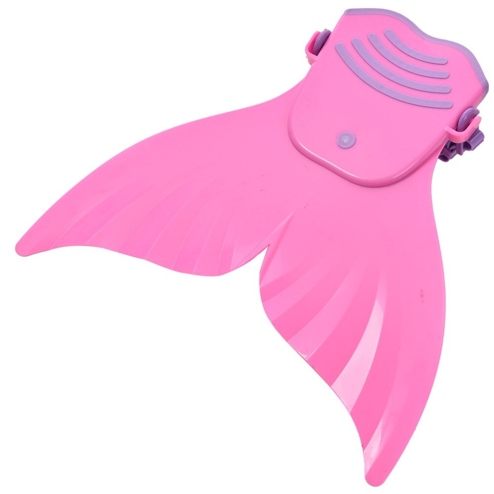 Gmarty 1pc Adjustable Pink Kids Girls Fancy Mermaid Swim Fins Diving Swimming Foot Flipper Beach Swim Accessories