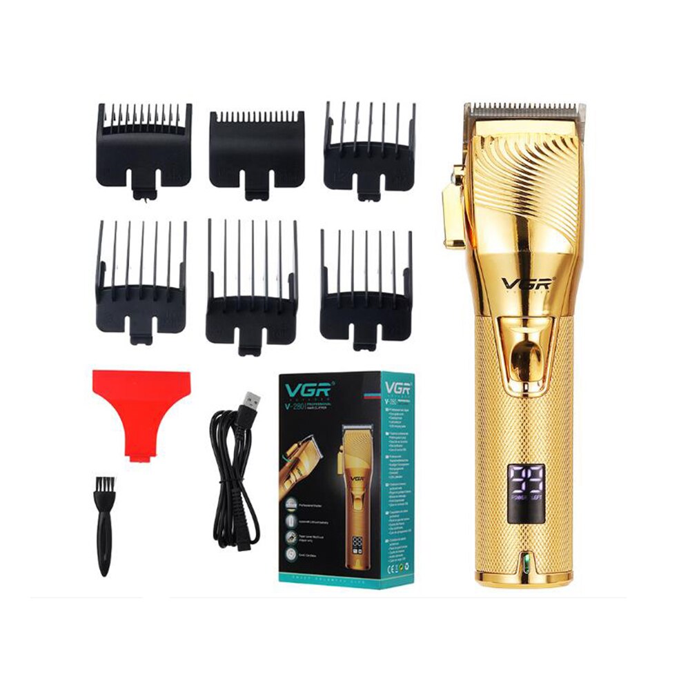 adjustable hair trimmer finishing fading blending hair clipper electric hair cutter beard trimer precision machine: Silver