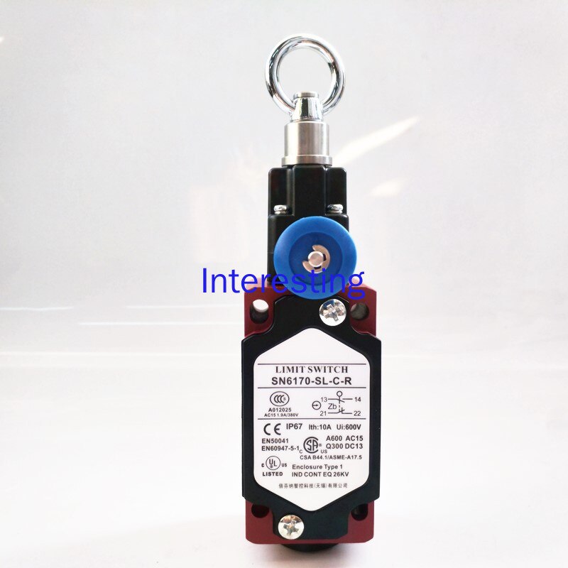 Trekkoord Schakelaar Sn2170 / Sn4170 / Sn6170-sl-c-r Veiligheid Noodstopschakelaar Pull Draad Reizen Schakelaar