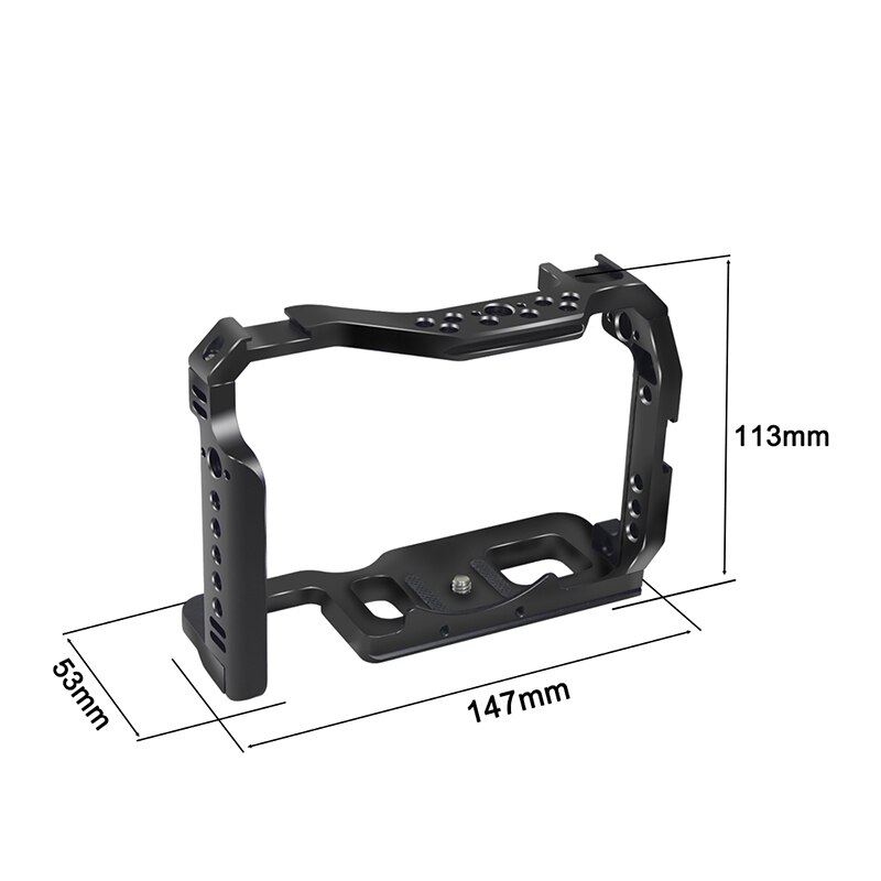 Aluminium Dslr Camera Cage Top Handvat Grip Extension Frame Met Koud Shoe Mount Voor Sony A7m4 A7R4 Camera Video stabilisator