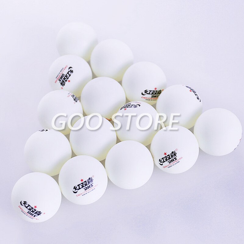 DHS 50/100 balls table tennis balls d40+ balls for table tennis training material seamed 40 poly plastic ping pong balls: 100balls without box