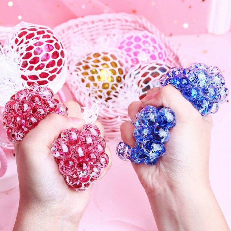 3- zoll-dekompressionsball, sensorisches fidget-quetschspielzeug, scherzartikel für autismus, zwangsstörungen, zur linderung von stress im büro, partygeschenk  a2ub