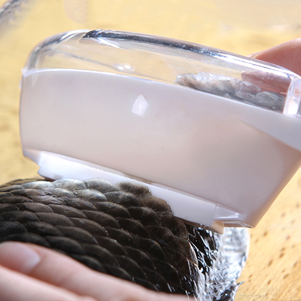 Vissen Schaal Borstel Raspen Snelle Verwijderen Schubben Huid Borstel Schrapen Vis Mes Cleaning Peeler Scaler Schraper Keuken Gereedschap