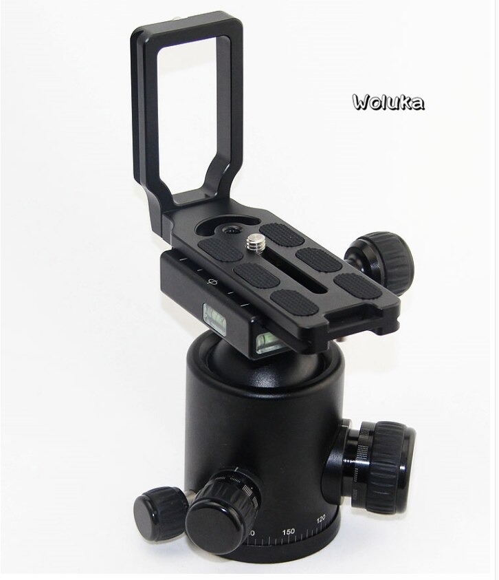 L-shaped horizontal and vertical camera holder SLR tripod head plate T18