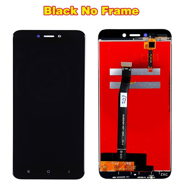 Écran tactile pour Xiaomi Redmi 4X LCD affichage numériseur assemblée 100% testé 5.0 pouces 1280x720 cadre pour Xiaomi Redmi 4X LCD: Black Without Frame