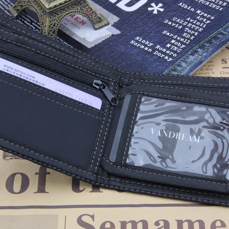 Denim portefeuille hommes portefeuille pièces de monnaie sac à main mâle petit court porte-cartes sac à main mâle Carteira Denim