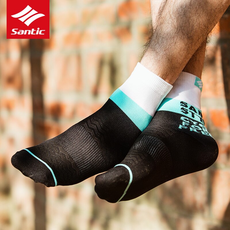 Santic-Calcetines profesionales para ciclismo, medias antideslizantes y transpirables para deportes al aire libre, , MTB