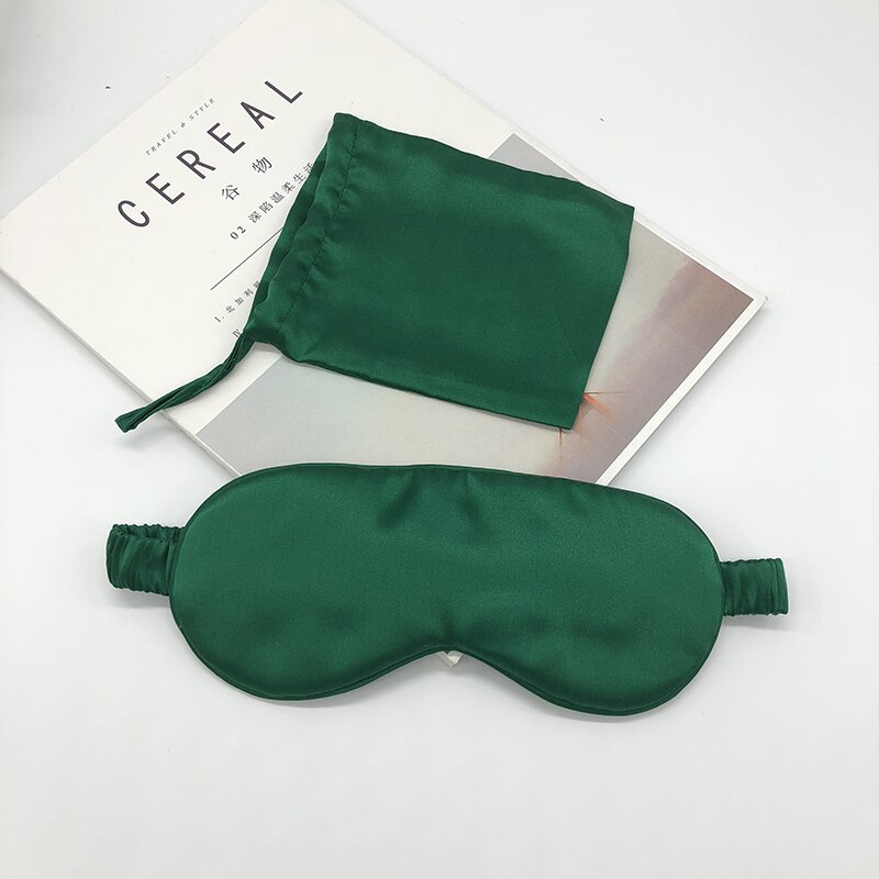 100% handmade silkworm silk eye mask sleep eys shade with silk storage bag
