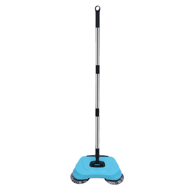 Household Hand-Pushed Sweeper Sweep All-In-One Magic Broom Toilet Vacuum Cleaner Mop Bump Set