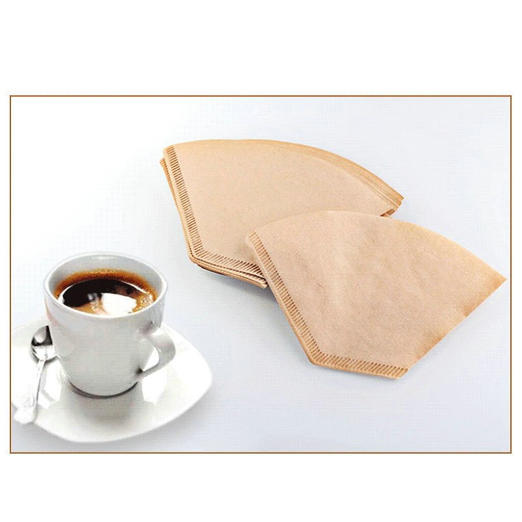 100 Stuks Koffie Filter Papier Geen. 4 Voor 2-4 Kopjes Koffie Makers