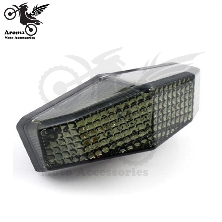 Luz LED de freno para motocicleta, luz trasera universal para motocross, ATV, todoterreno, iluminación roja, piezas para moto dirt pit bike