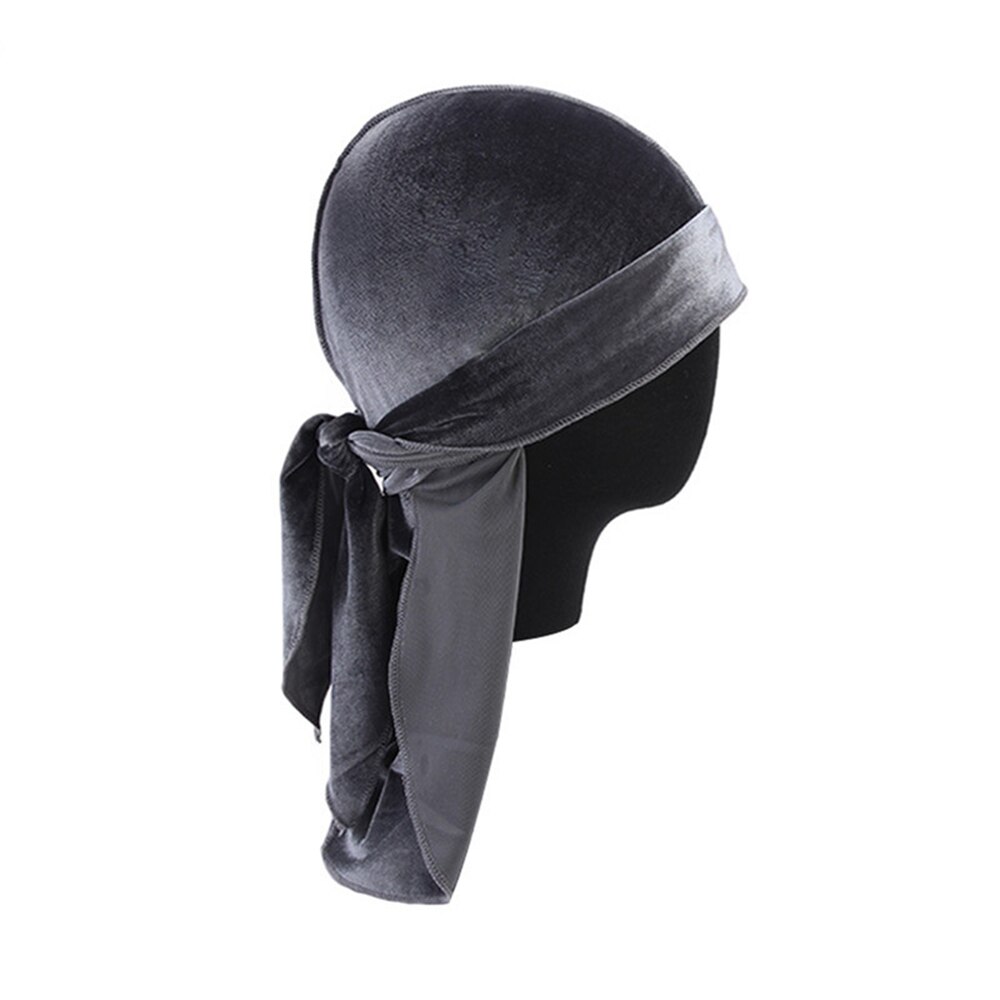 Jodimitty pitkä häntä silkkinen huivi muslimi doo rätti merirosvo hattu durag chemo cap kallo turbaani hiusnauha huivi 12 väriä valita
