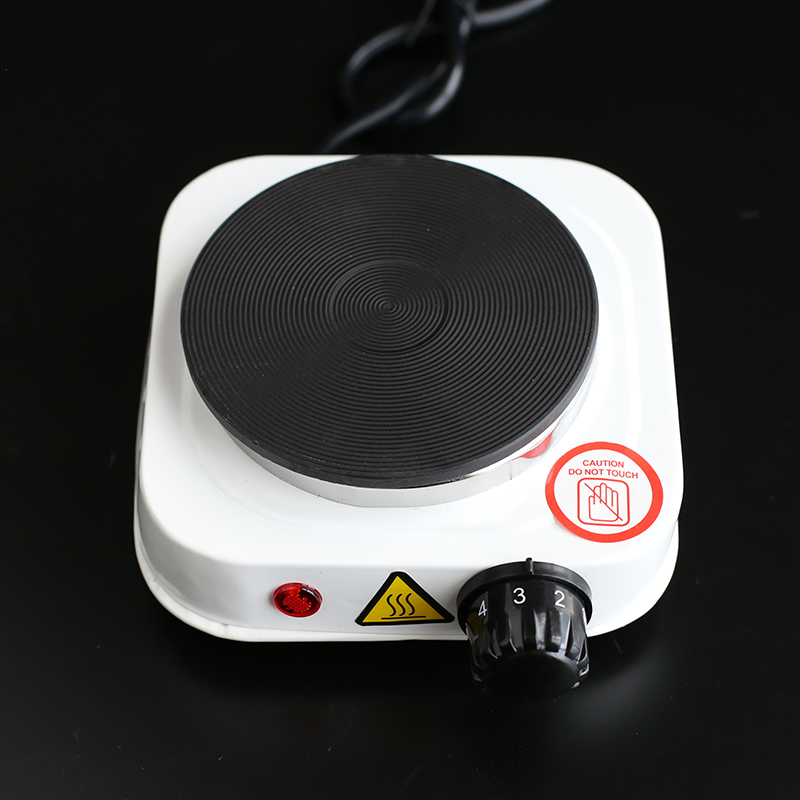 Horno de cera aromaterapia vela horno de calefacción pequeña olla eléctrica hogar Mini horno de calefacción té café horno eléctrico: Blanco